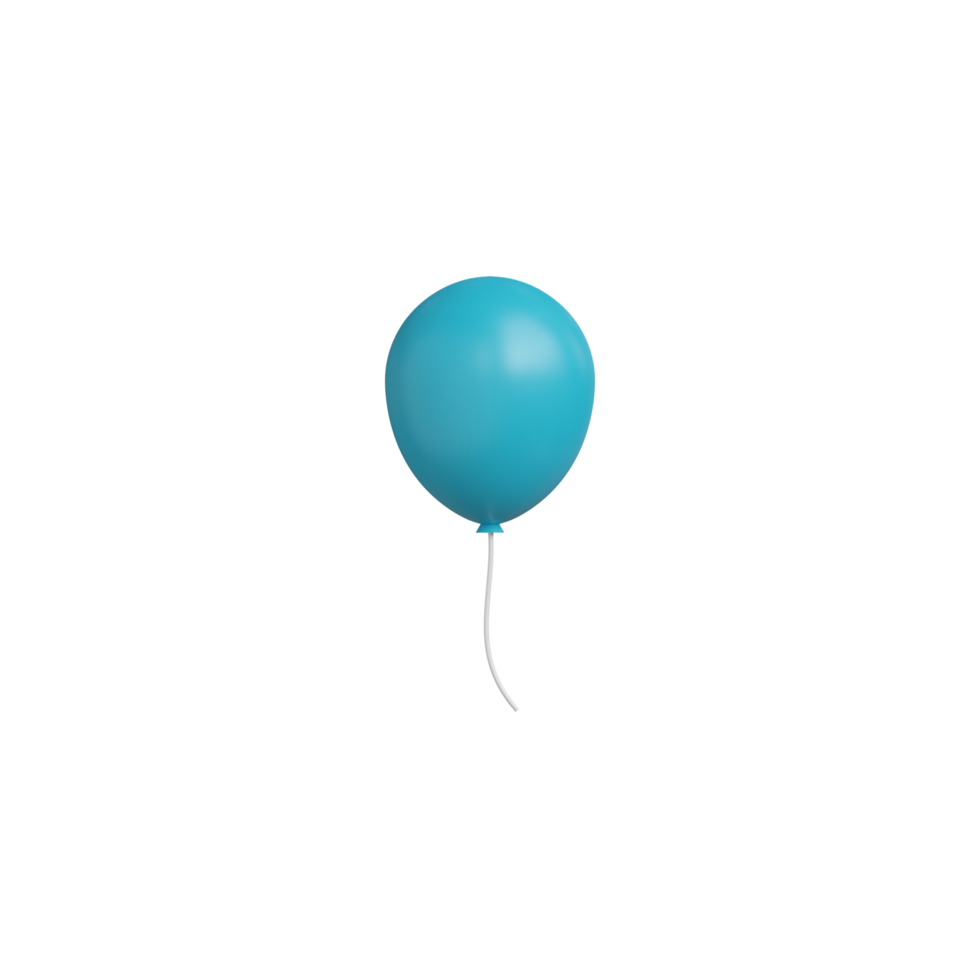 3D Balloon Object png