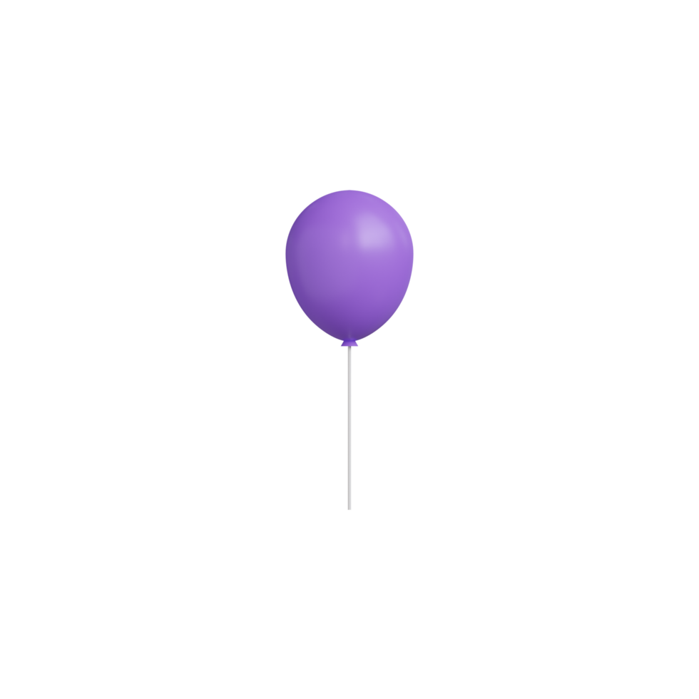 3D Balloon Object png