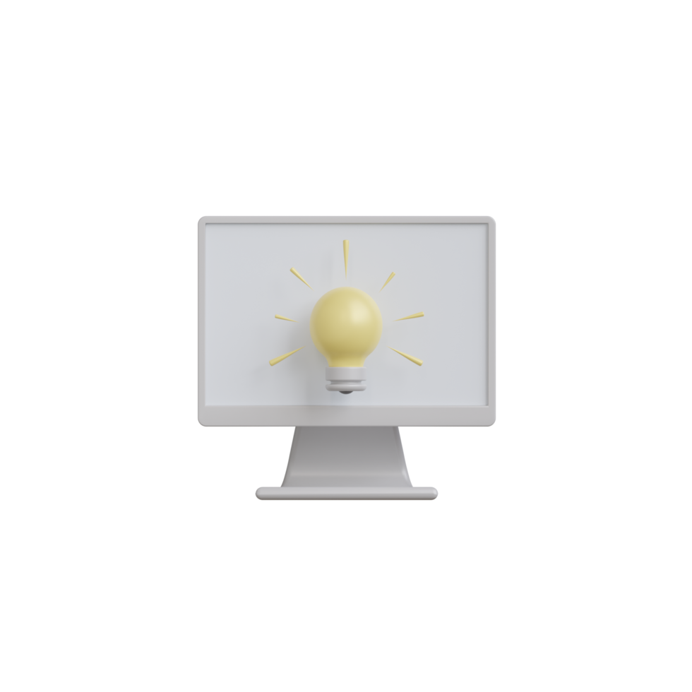 icono de idea 3d png