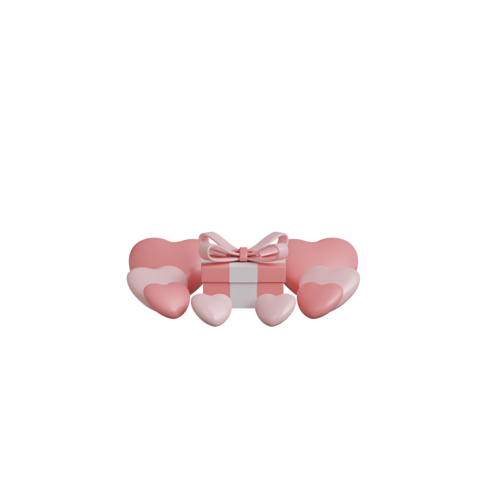 3d coisas isoladas sobre o dia dos namorados png