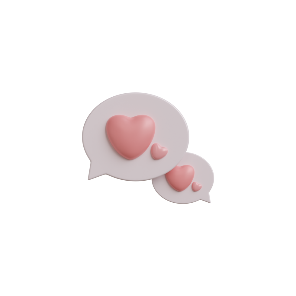 3d Isolated Things about Valentine png