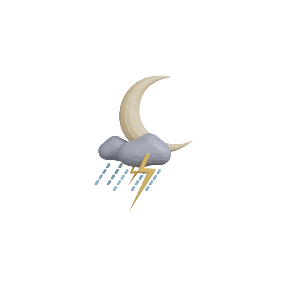 3d Rain Icon png