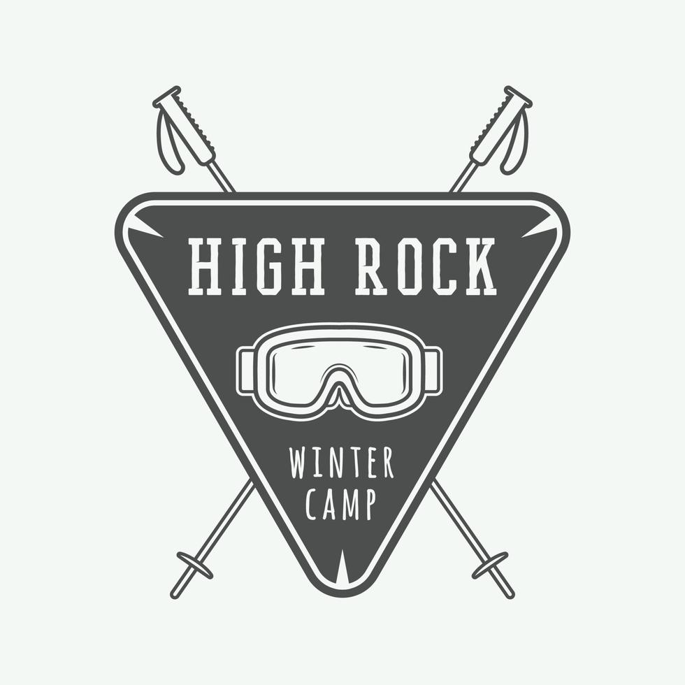 Vintage mountaineering and arctic expeditions logos, badges, emblems and design elements. vector