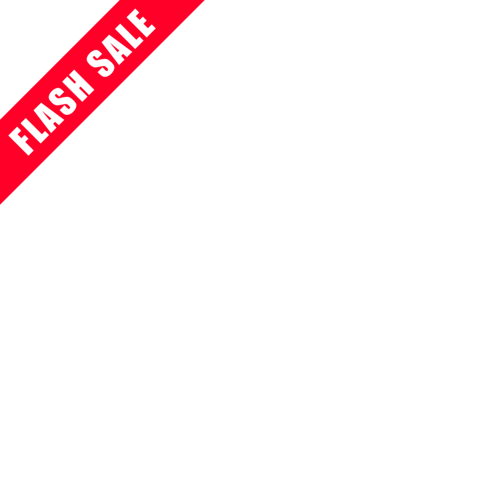 Flash sale element marketing strategy label, with red color background png