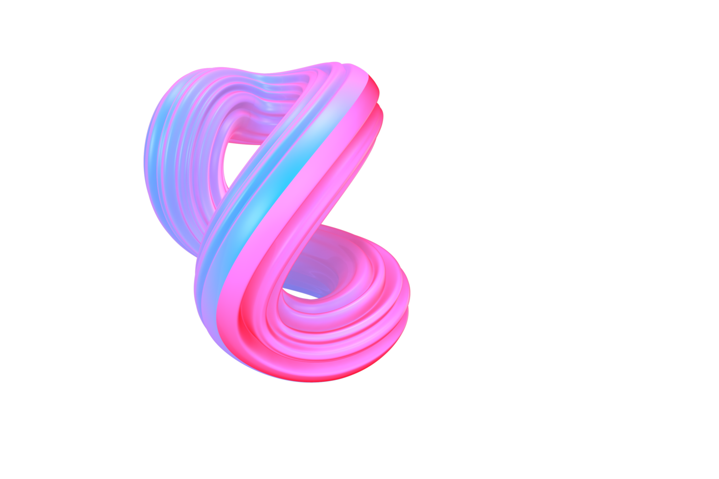 3D Abstract art png