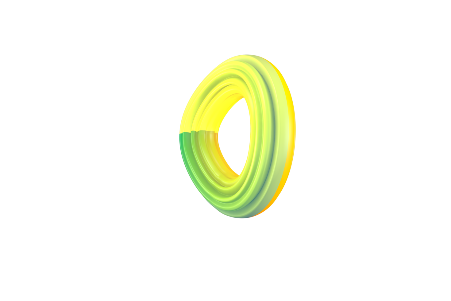 3D Abstract art png
