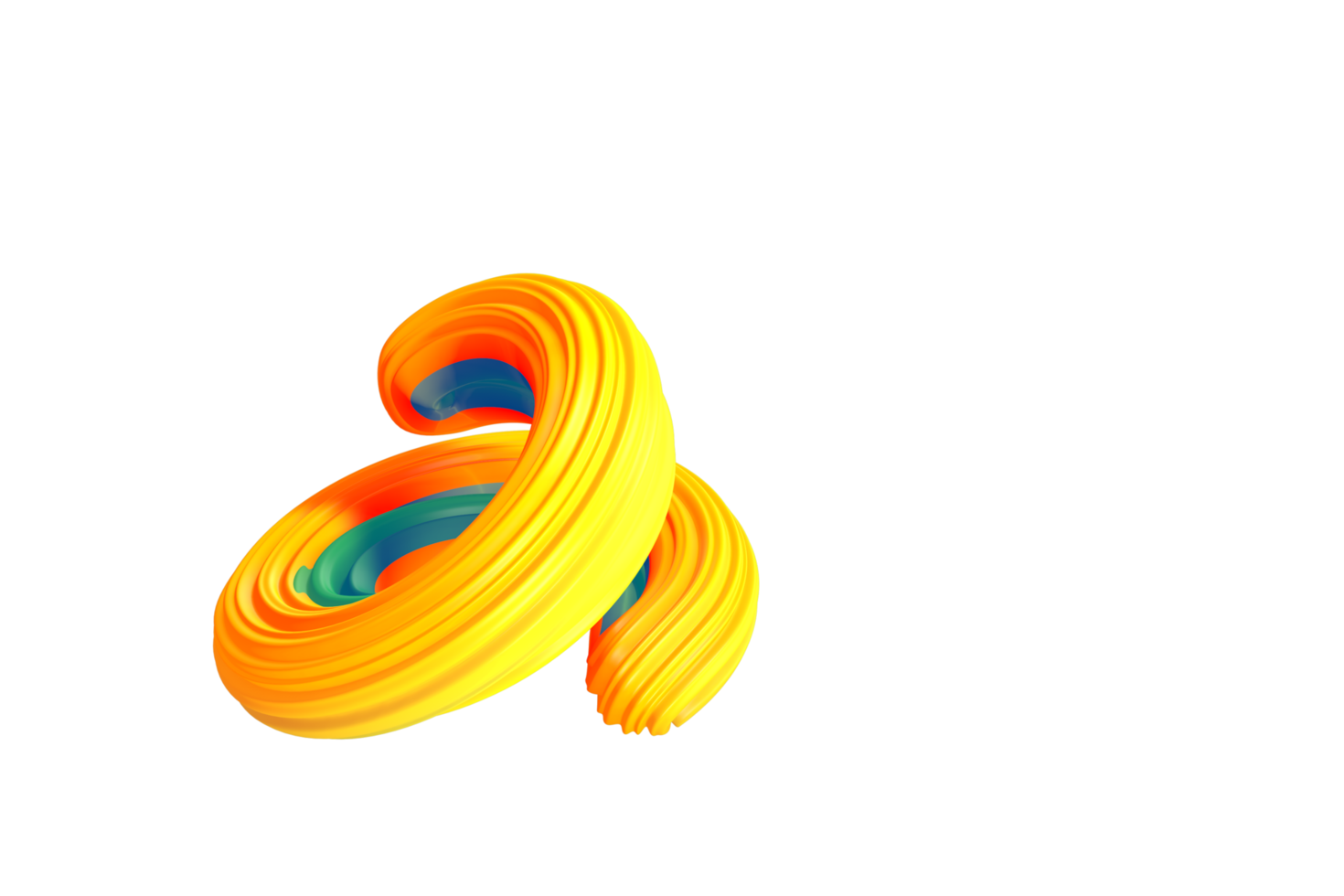 3D Abstract art png