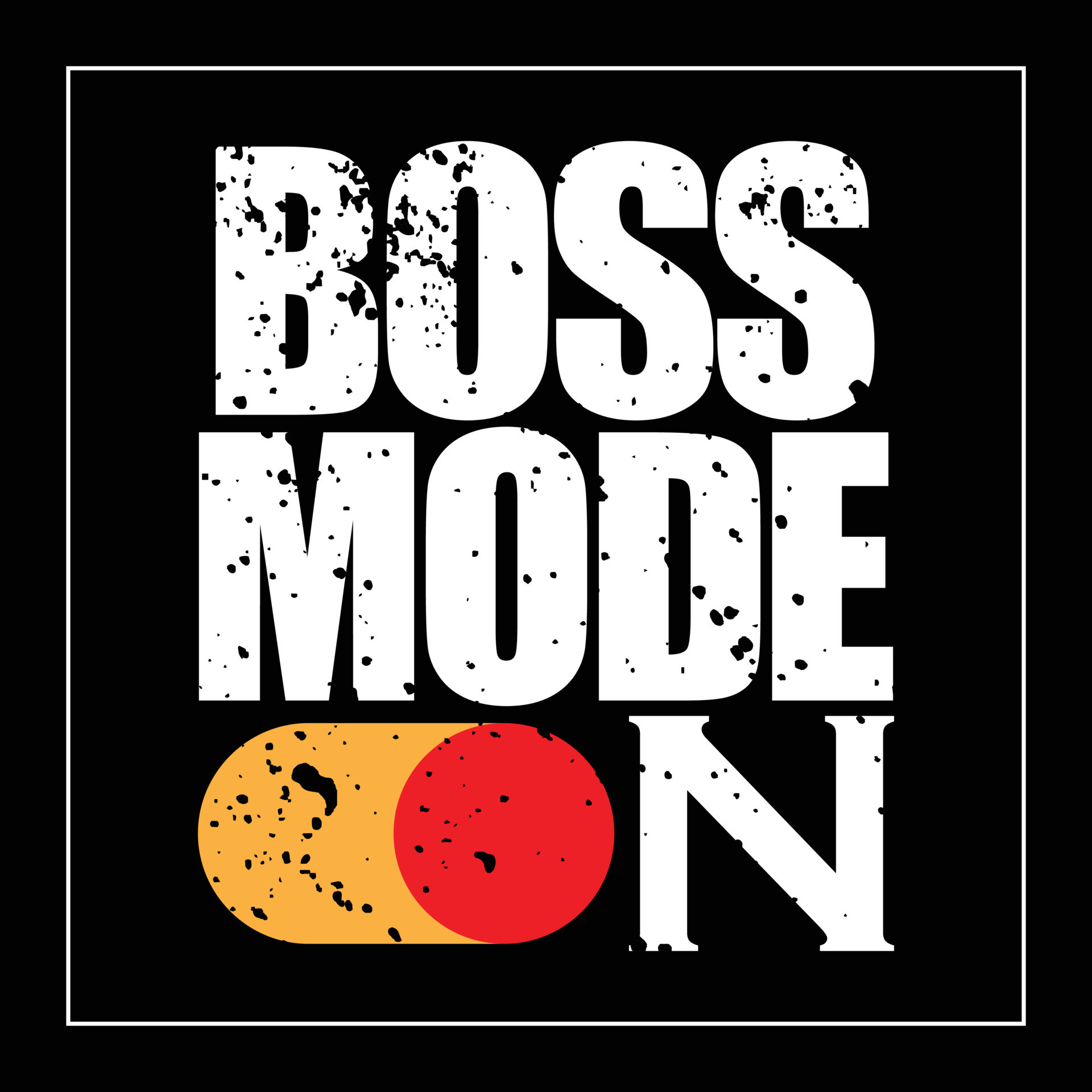 Boss Mode Text Design Template 10177381 Vector Vecteezy