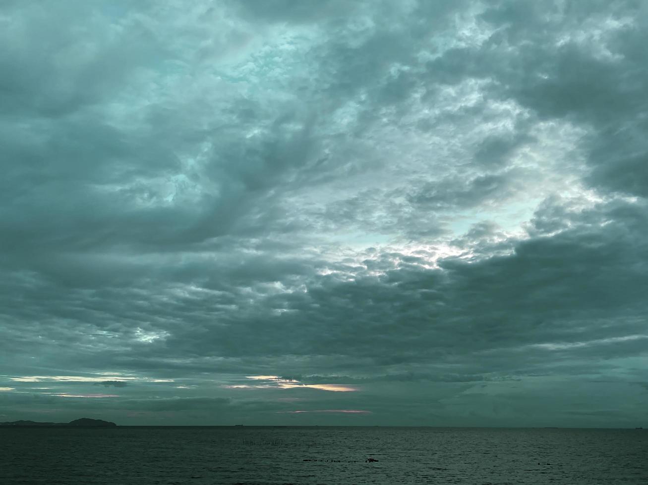 The rain clouds that were formed causing a thunderstorm photo