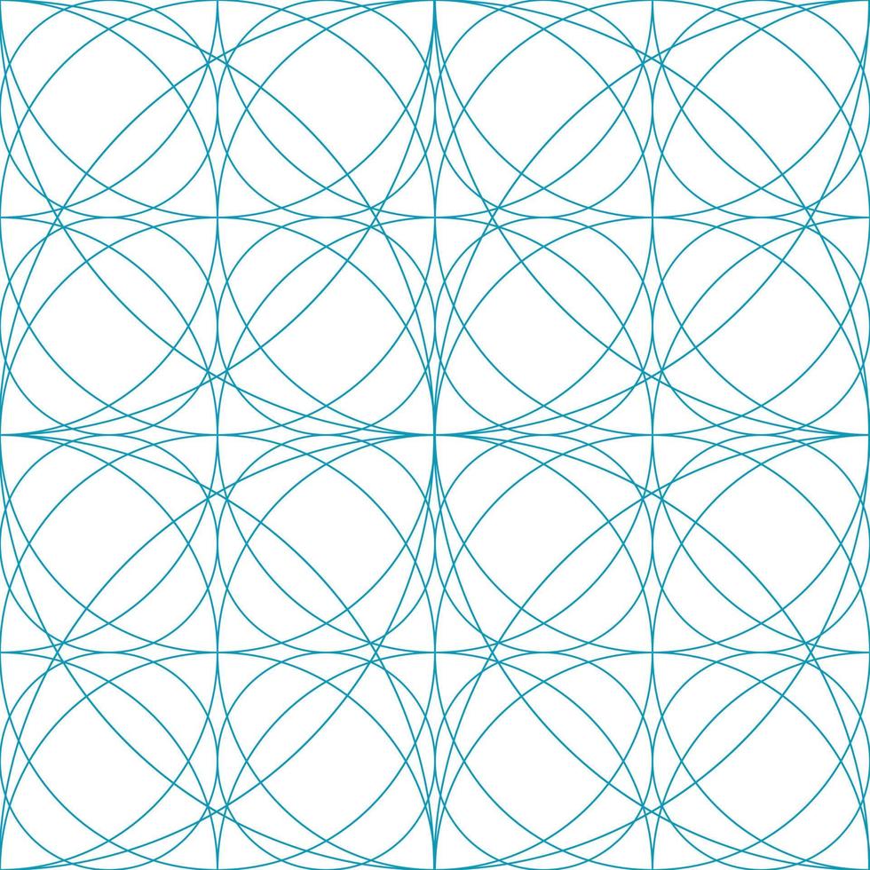 Seamless Circle Geometry Pattern Swatch vector