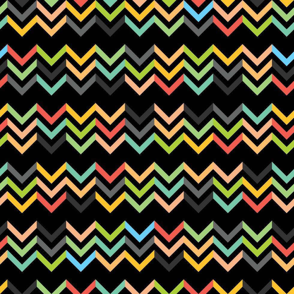 Seamless Zigzag Arrow Pattern Swatch vector