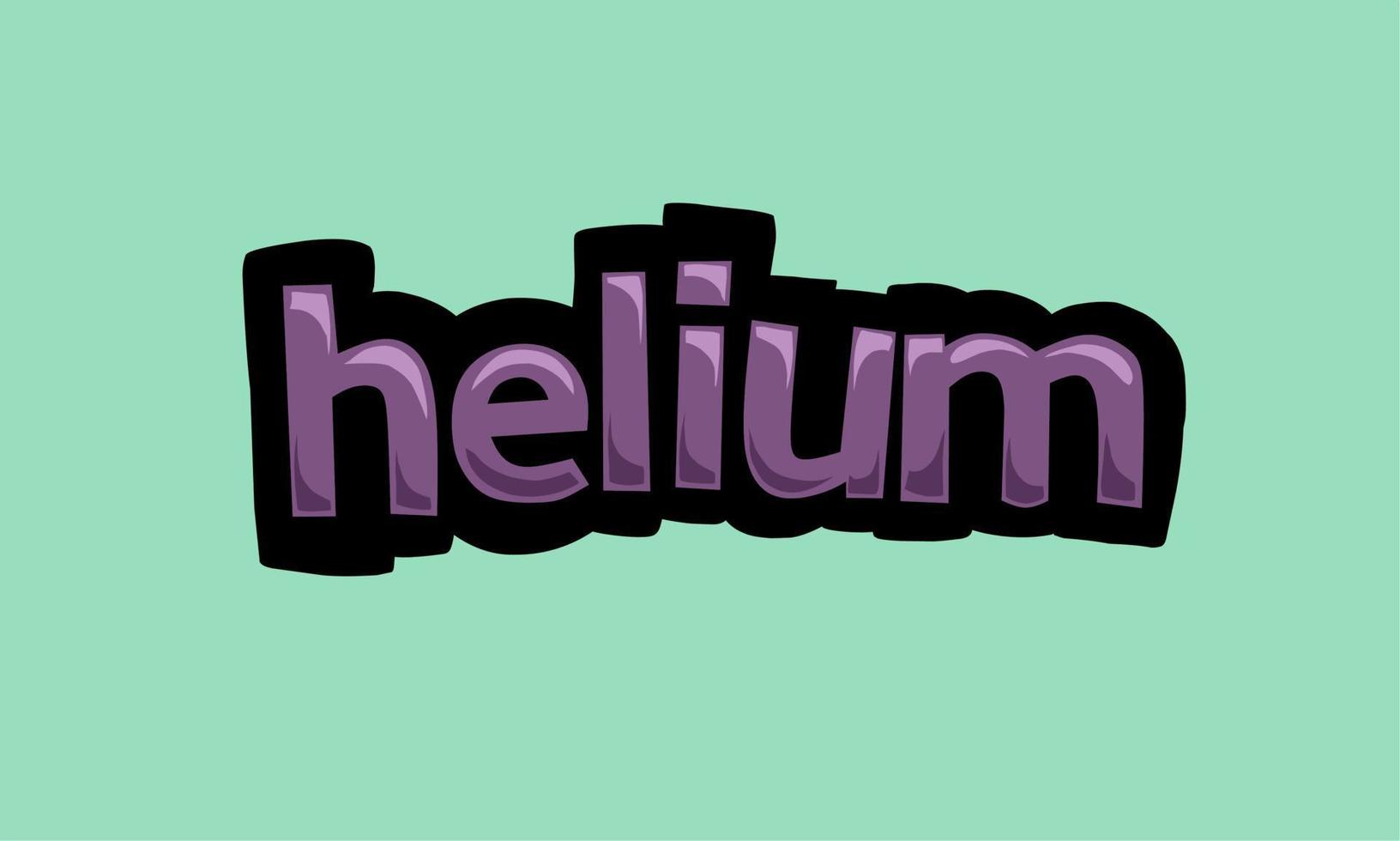 HELIUM background writing vector design