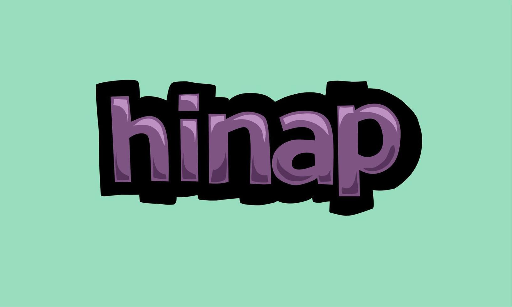 HINAP  background writing vector design