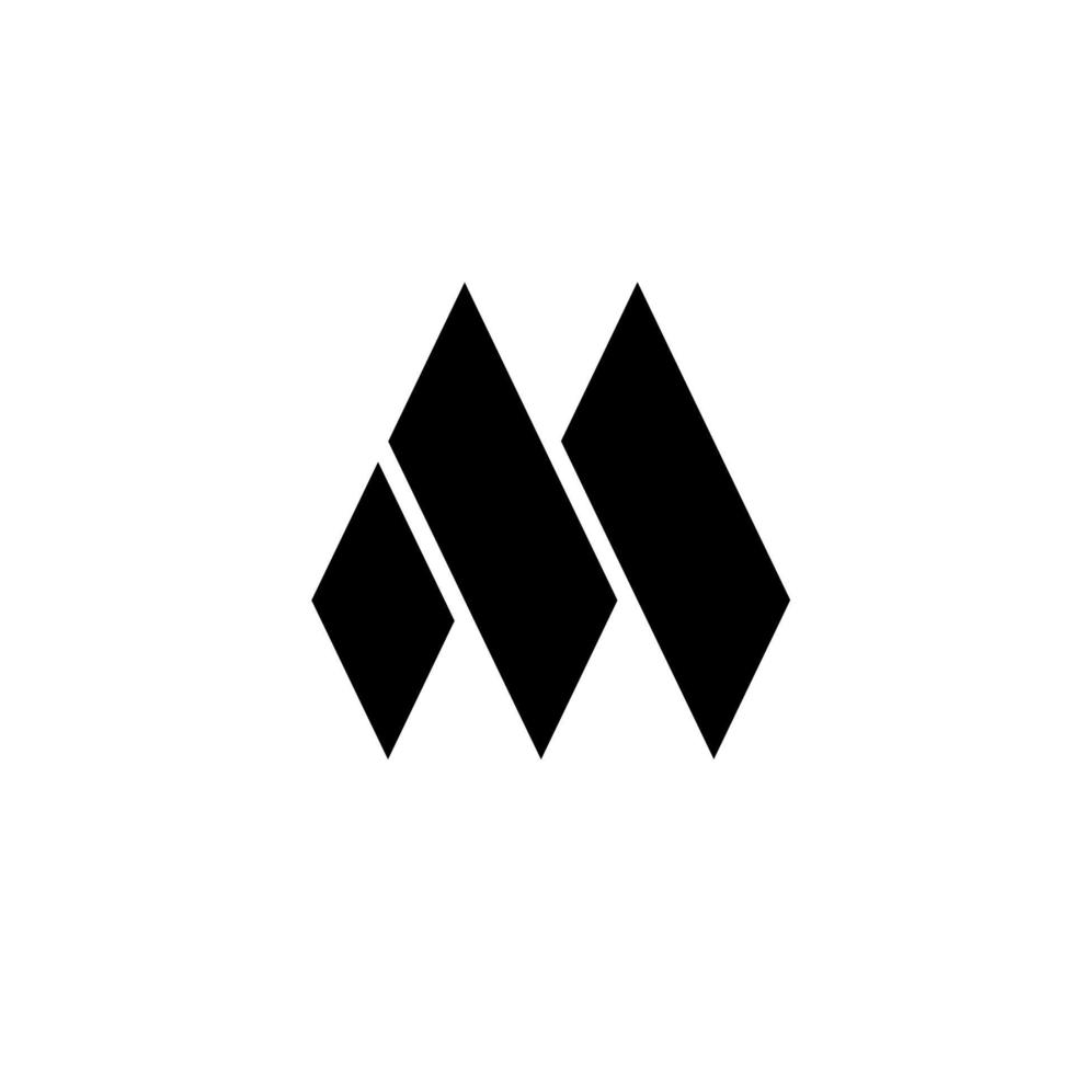 logotipo tecnológico de la letra m. icono de monograma moderno de ilustración vectorial de diseño. vector profesional