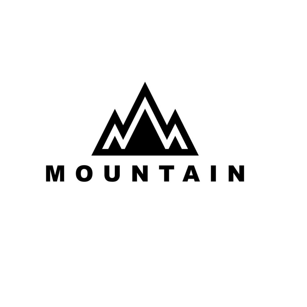 montaña logo vector ilustración vector gratis