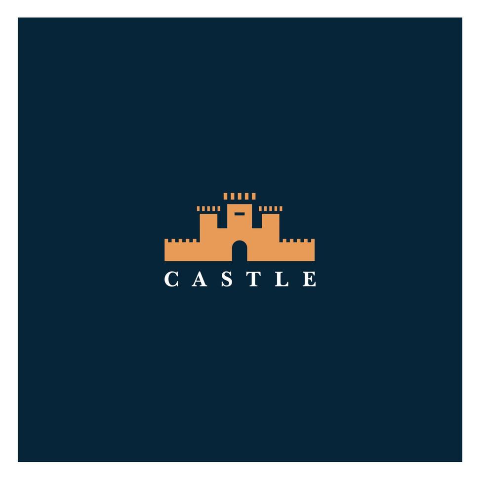 castillo símbolo pro vector