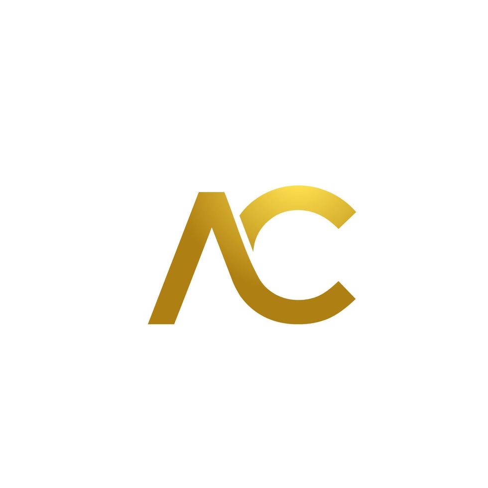 AC initial letter logo design vector. Pro Vector