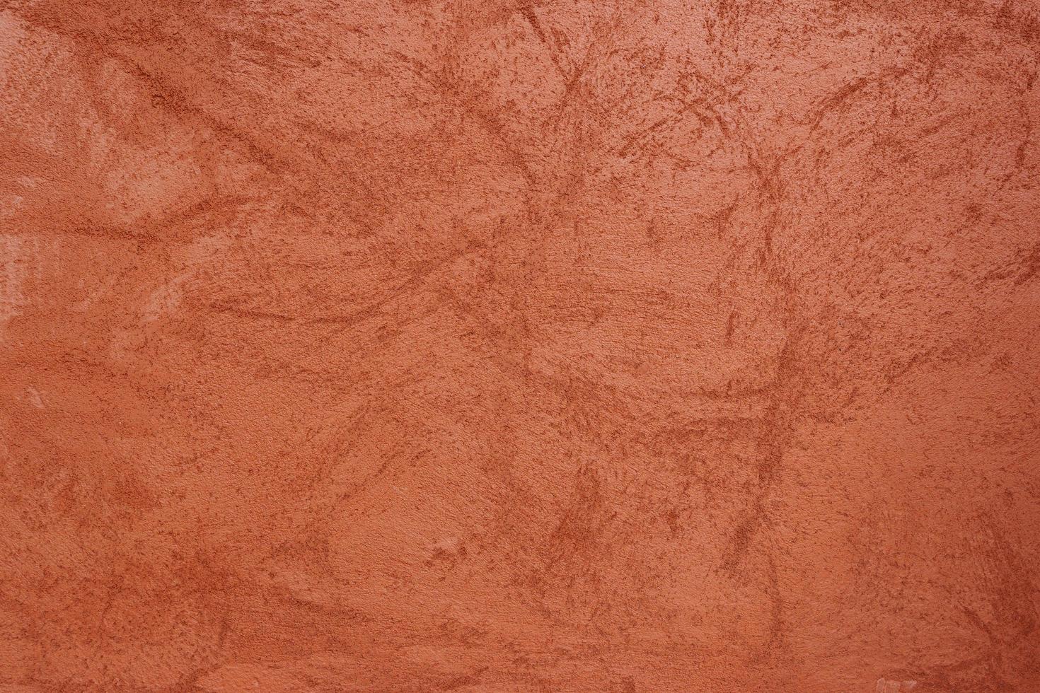 Orange-brown cement wall texture background, wallpaper abstract grunge pattern surface retro backdrop. photo