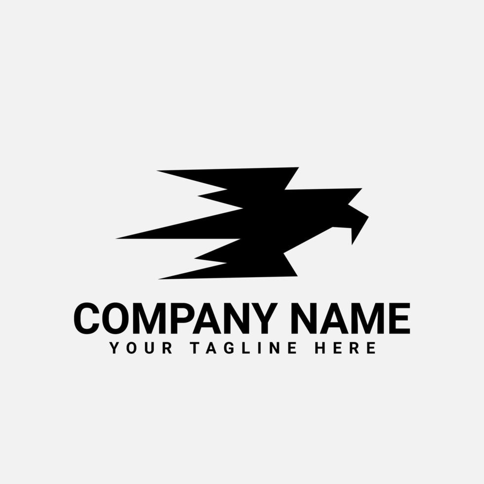 Fast Flying Eagle Logo Design vector