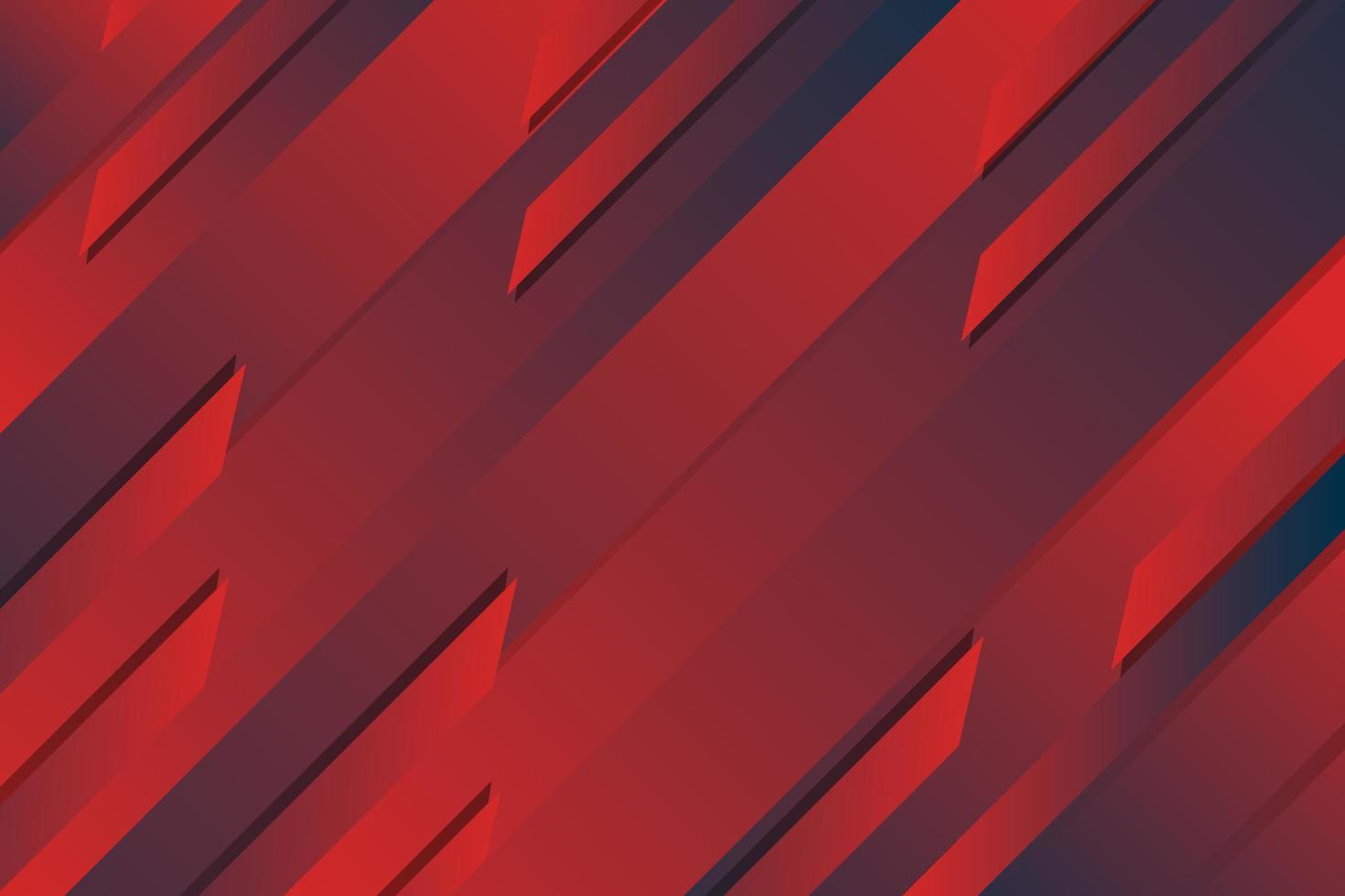 Red creative modern geomatric abstract background with stripes vector