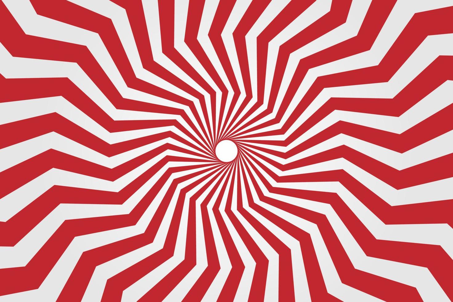 spiral red and white color abstract background vector