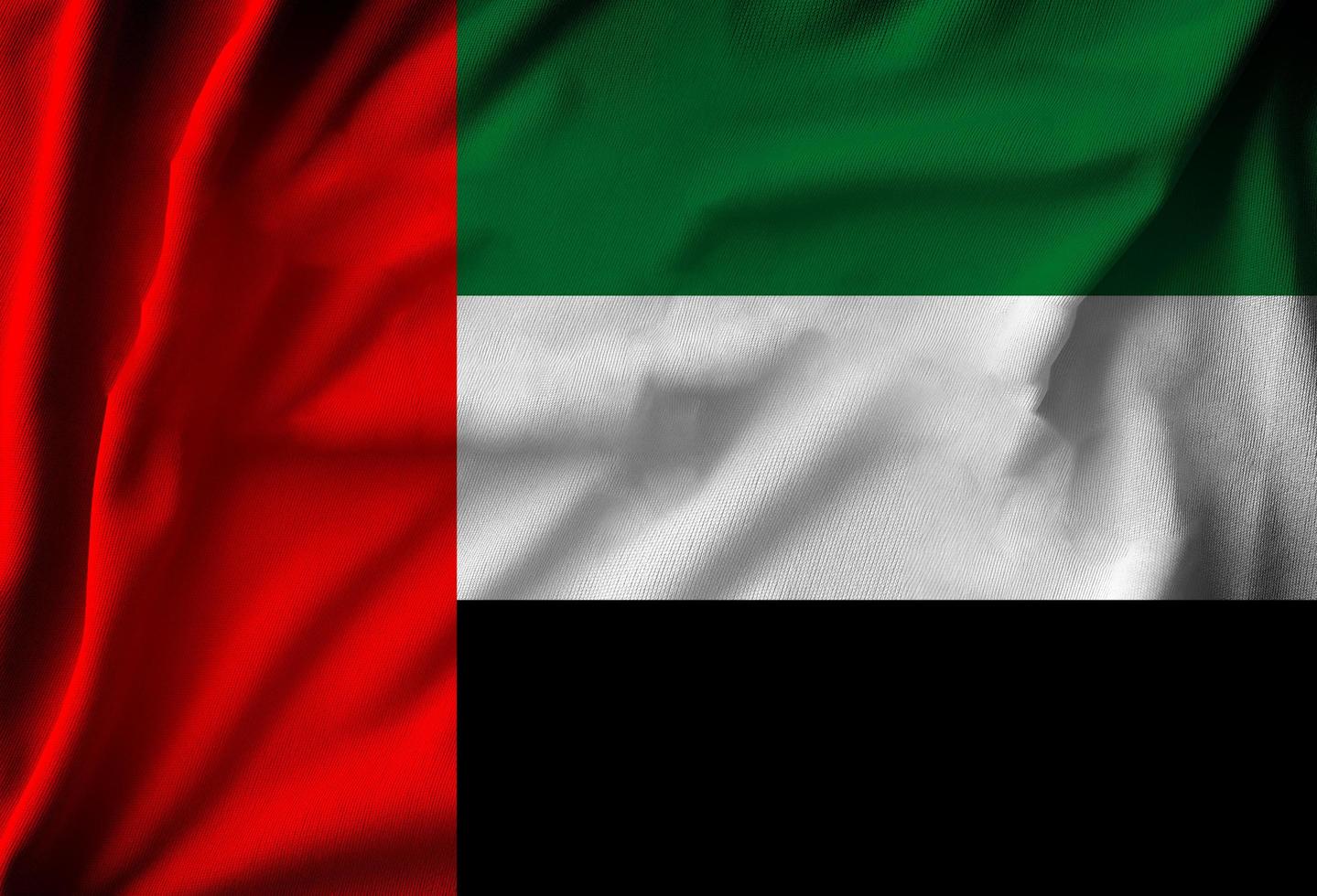 bandera de emiratos árabes unidos foto