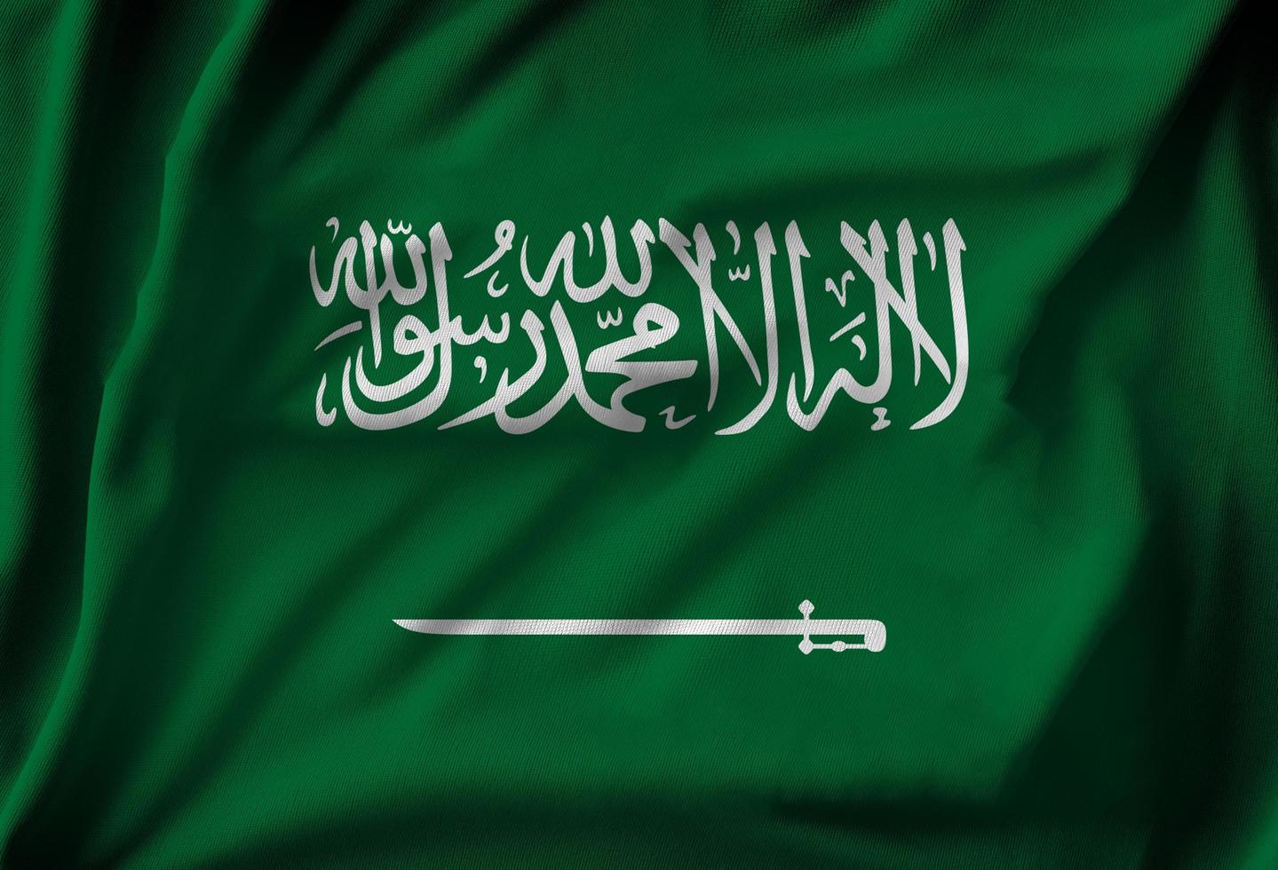 bandera de arabia saudita foto