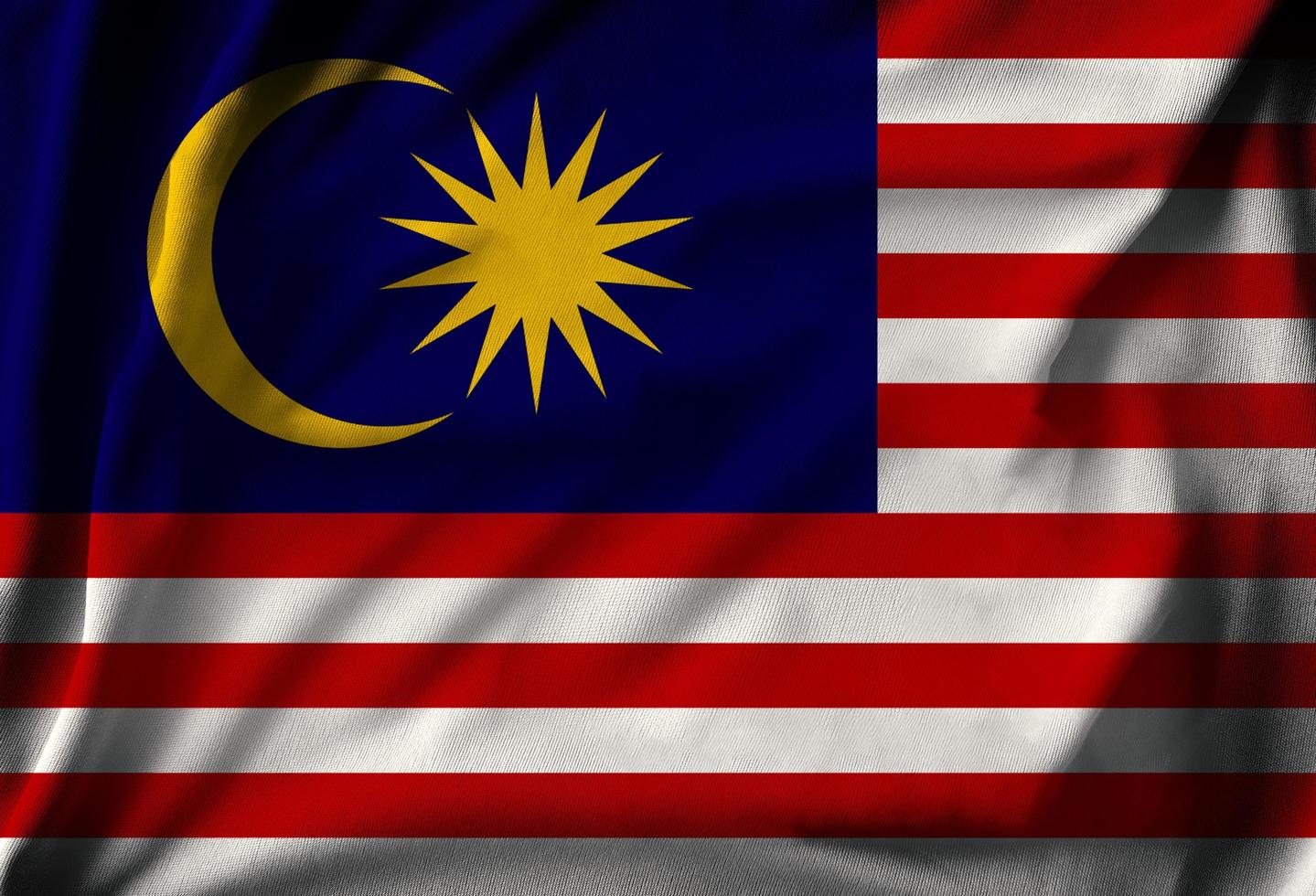 bandera de malasia foto