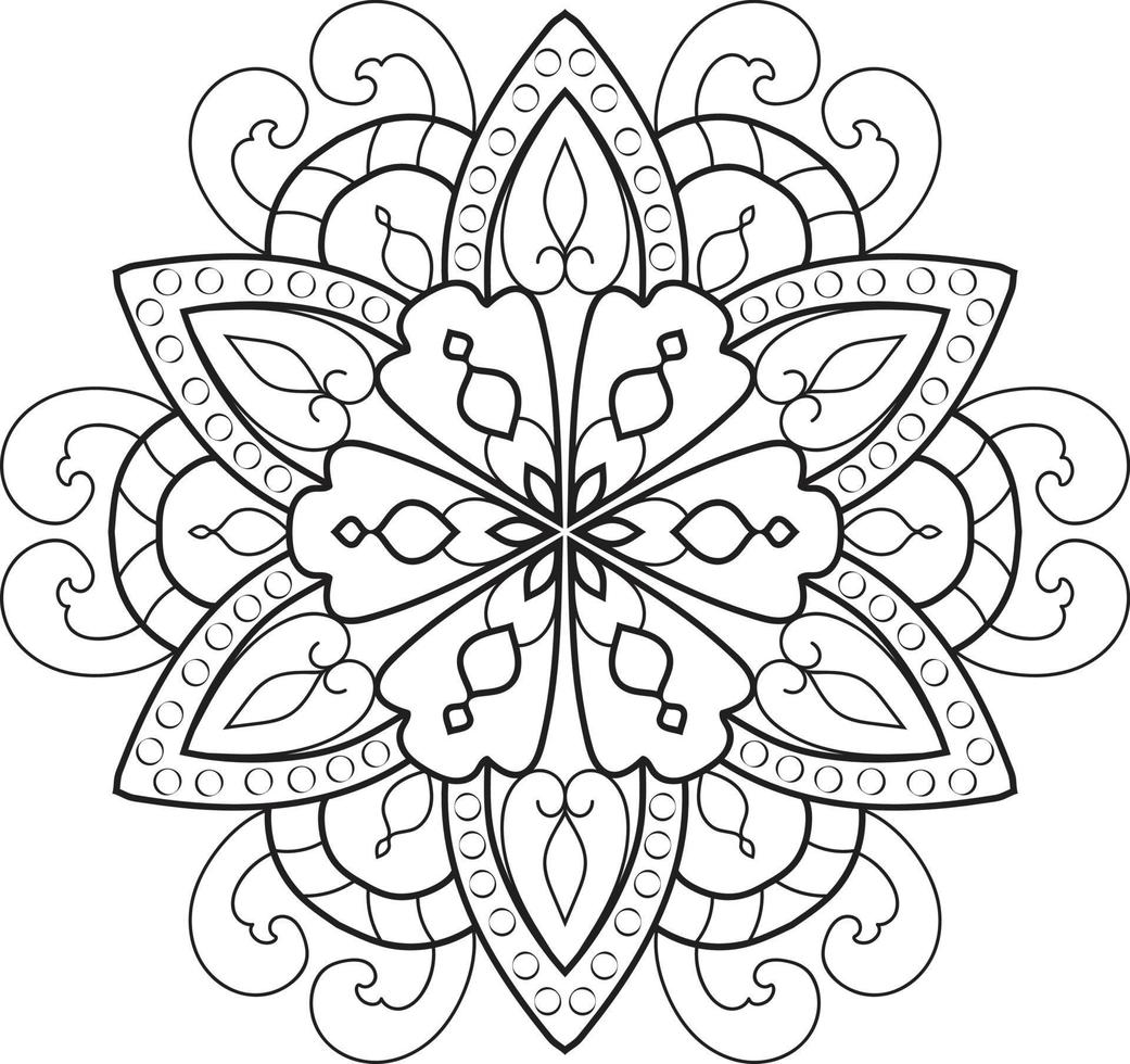 Round flower mandalas white Free Vector 10178484 Vector Art at Vecteezy