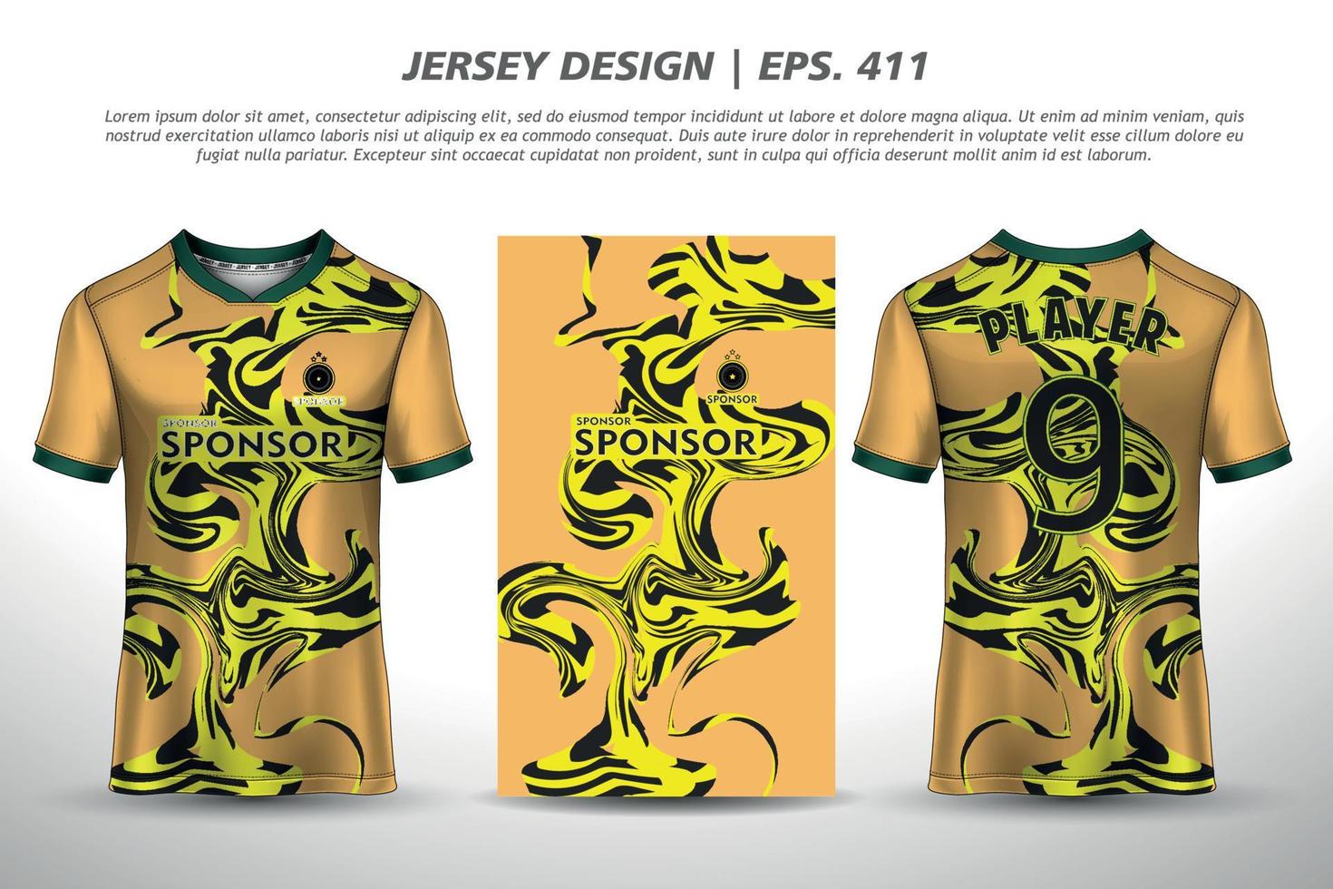 Premium Vector  Sports shirt design ready to print - football shirt for  sublimation