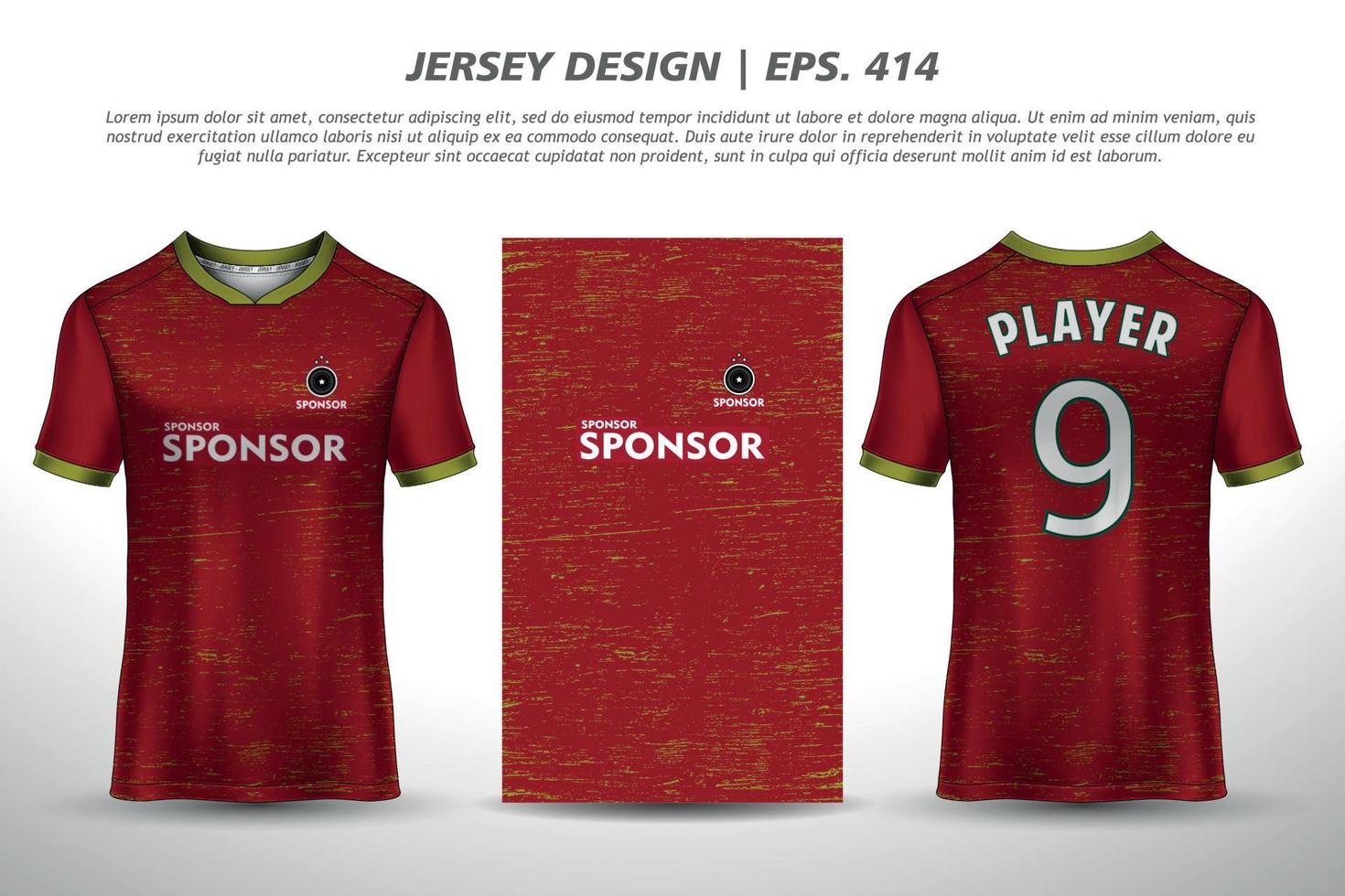 Soccer jersey football design sublimation sport t shirt design Premium Vector collection for racing, cycling, gaming, motocross
