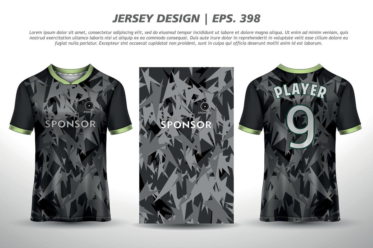Soccer jersey football design sublimation sport t shirt design Premium  Vector collection for racing, cycling, gaming, motocross 10178617 Vector  Art at Vecteezy