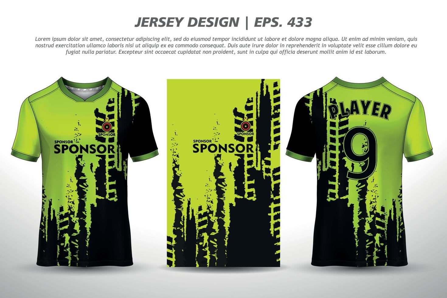 Soccer jersey football design sublimation sport t shirt design Premium Vector collection for racing, cycling, gaming, motocross