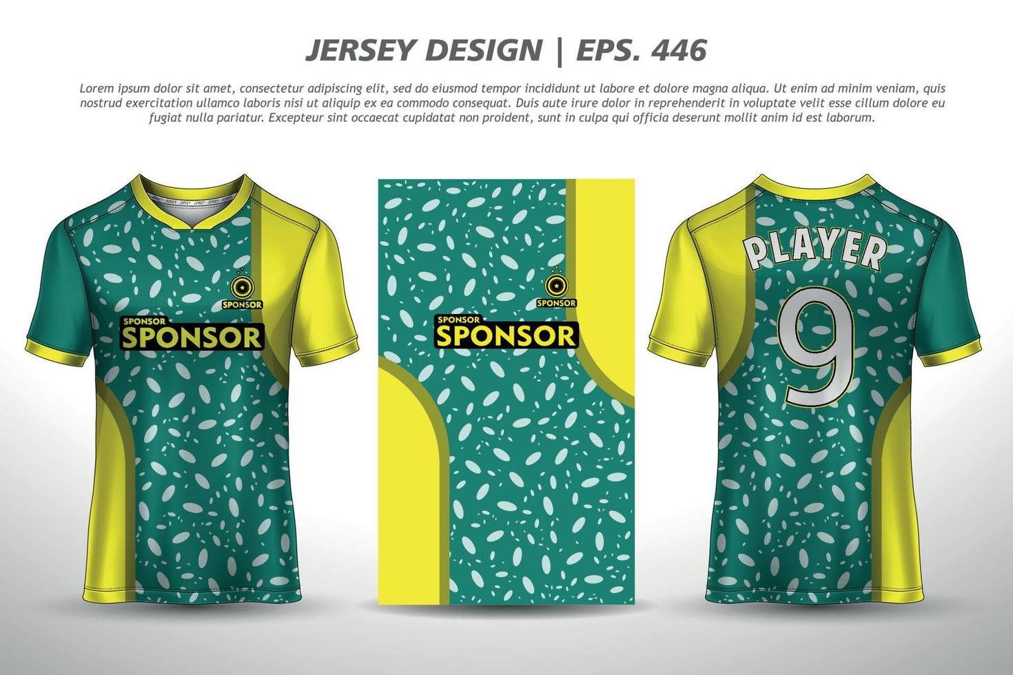 Soccer jersey football design sublimation sport t shirt design Premium Vector collection for racing, cycling, gaming, motocross