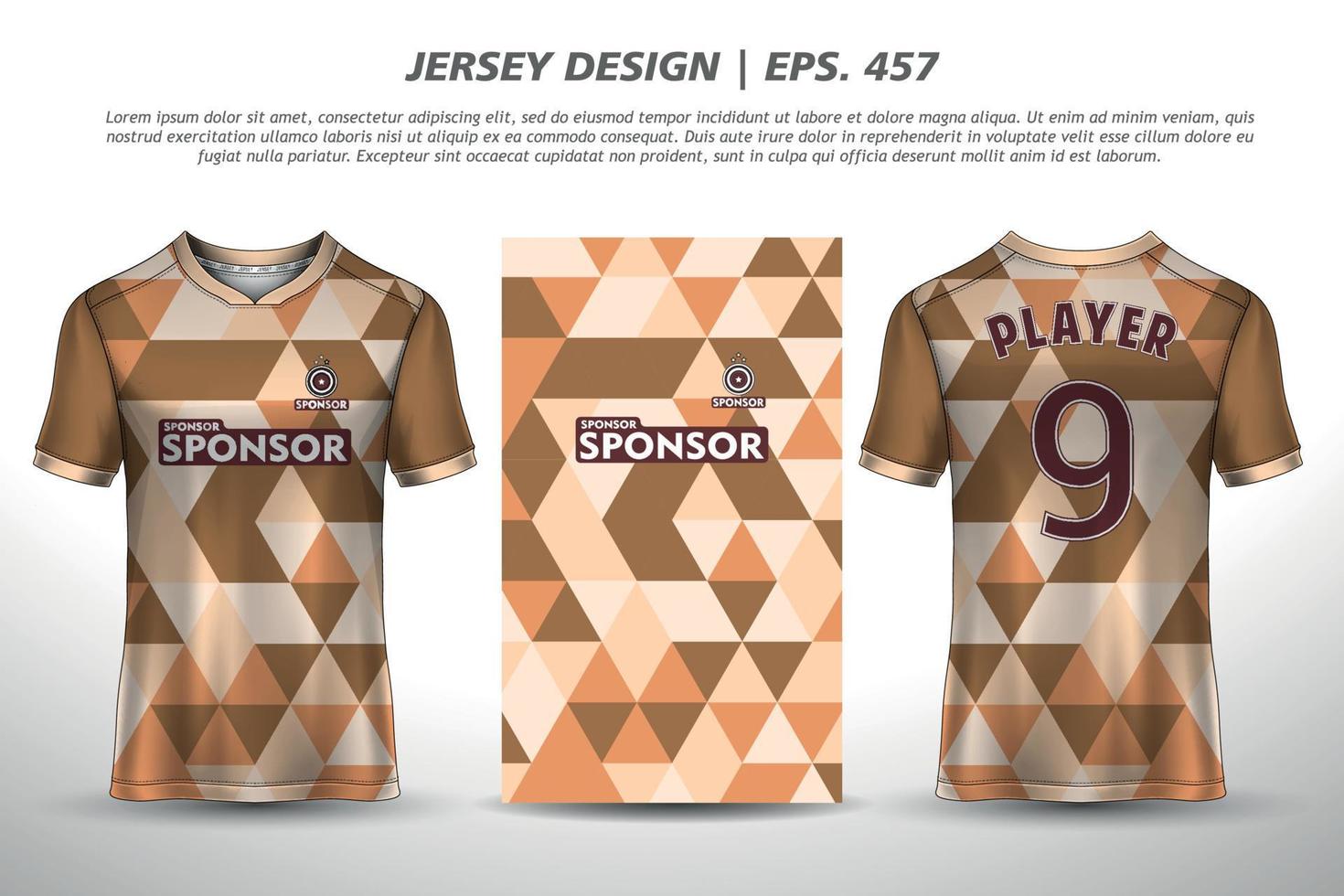Soccer jersey football design sublimation sport t shirt design Premium Vector collection for racing, cycling, gaming, motocross