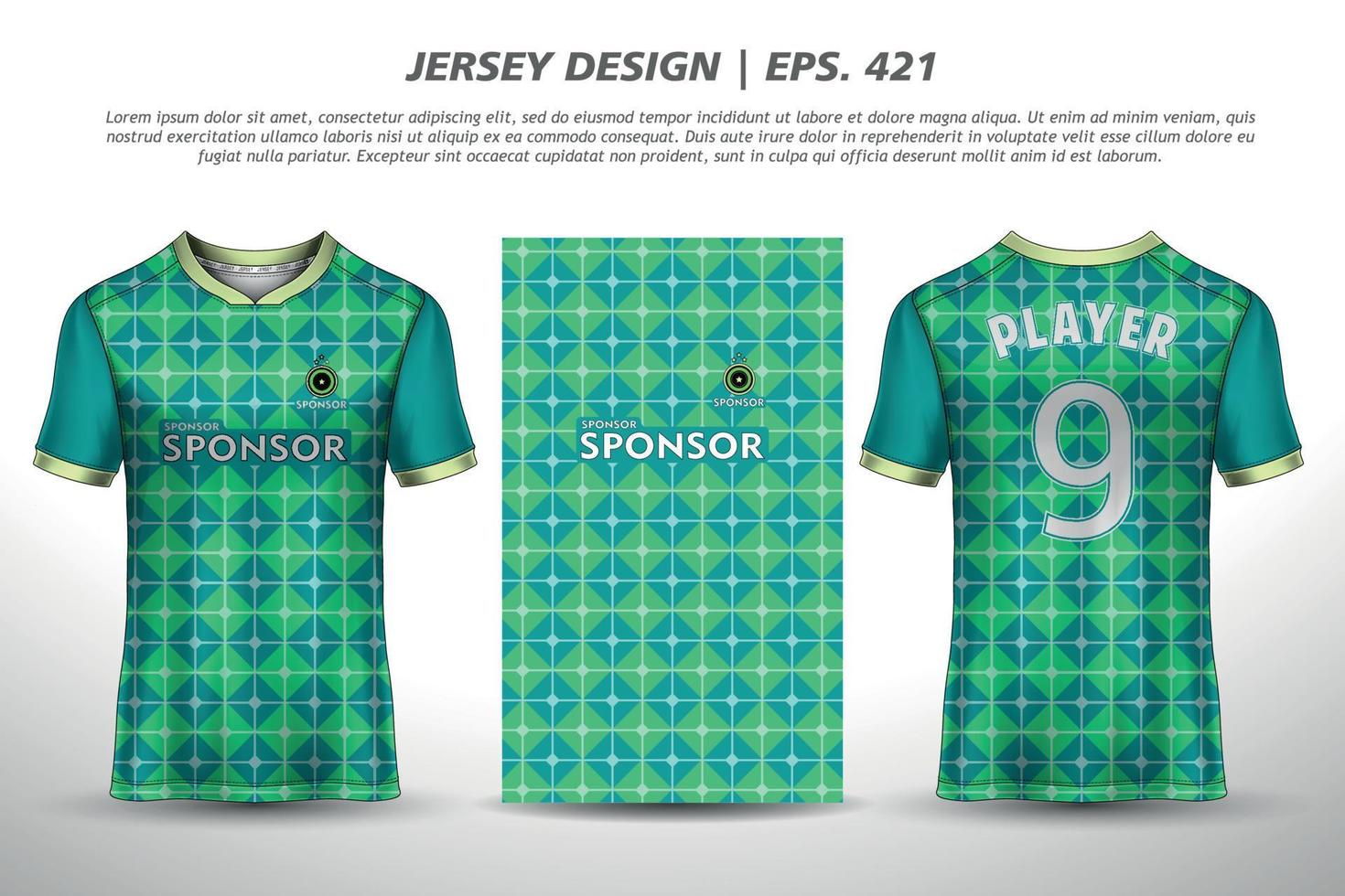 Soccer jersey football design sublimation sport t shirt design Premium Vector collection for racing, cycling, gaming, motocross