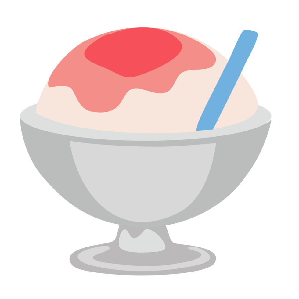 Shaved ice with sweet juice PNG file