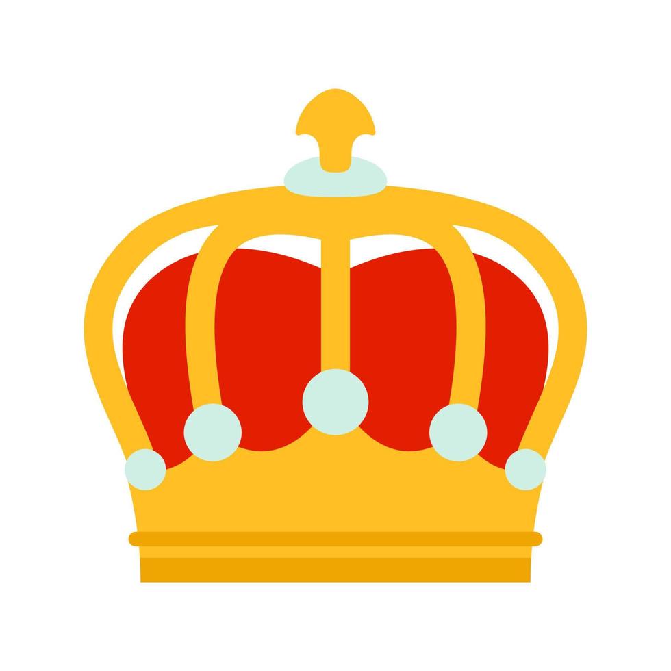 Crown isolated on white background vector