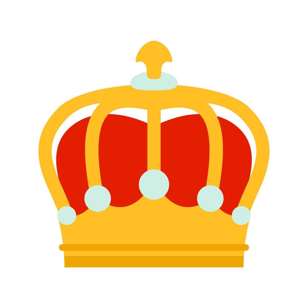 Crown isolated on white background vector