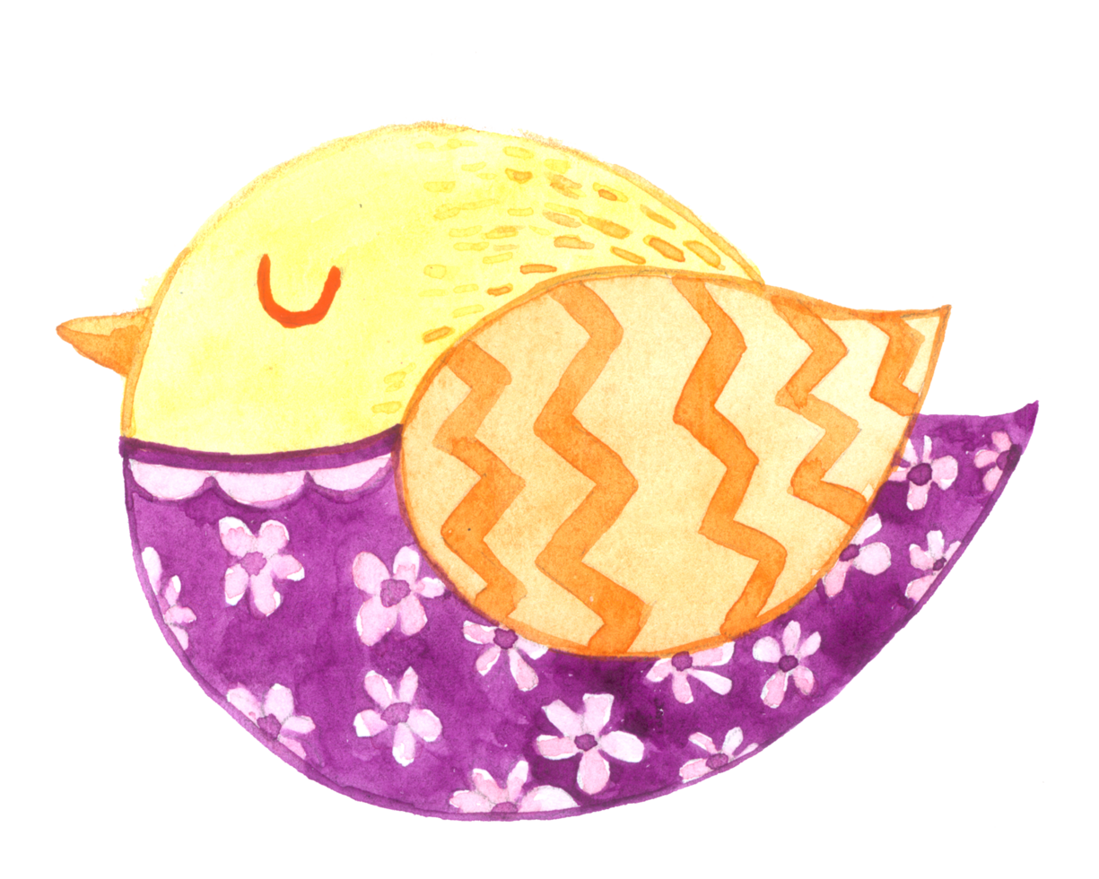 Little bird watercolor cartoon cute 10180405 PNG