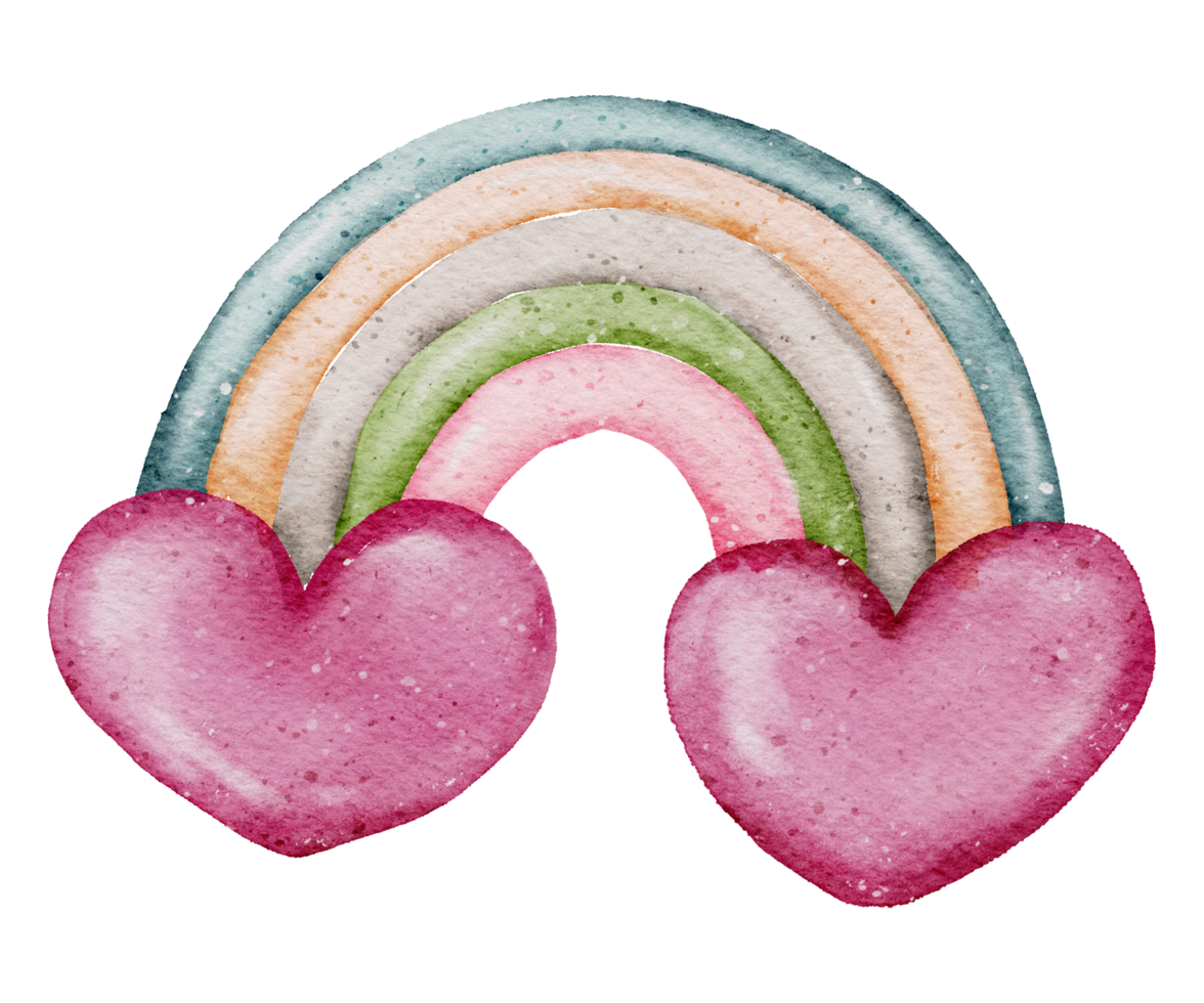 Valentine's Day watercolor png