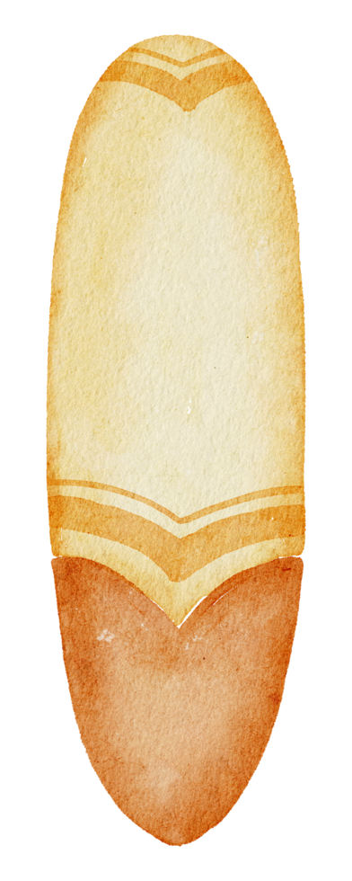 surfboard summer watercolor png