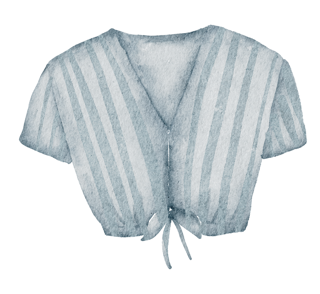 ropa de verano acuarela png