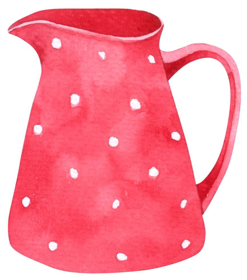 Pitcher watercolor hand paint png