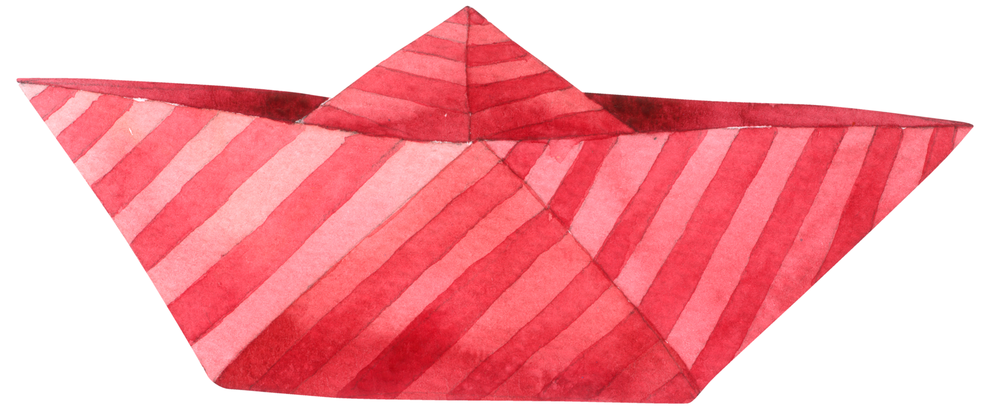 Boat paper watercolor png