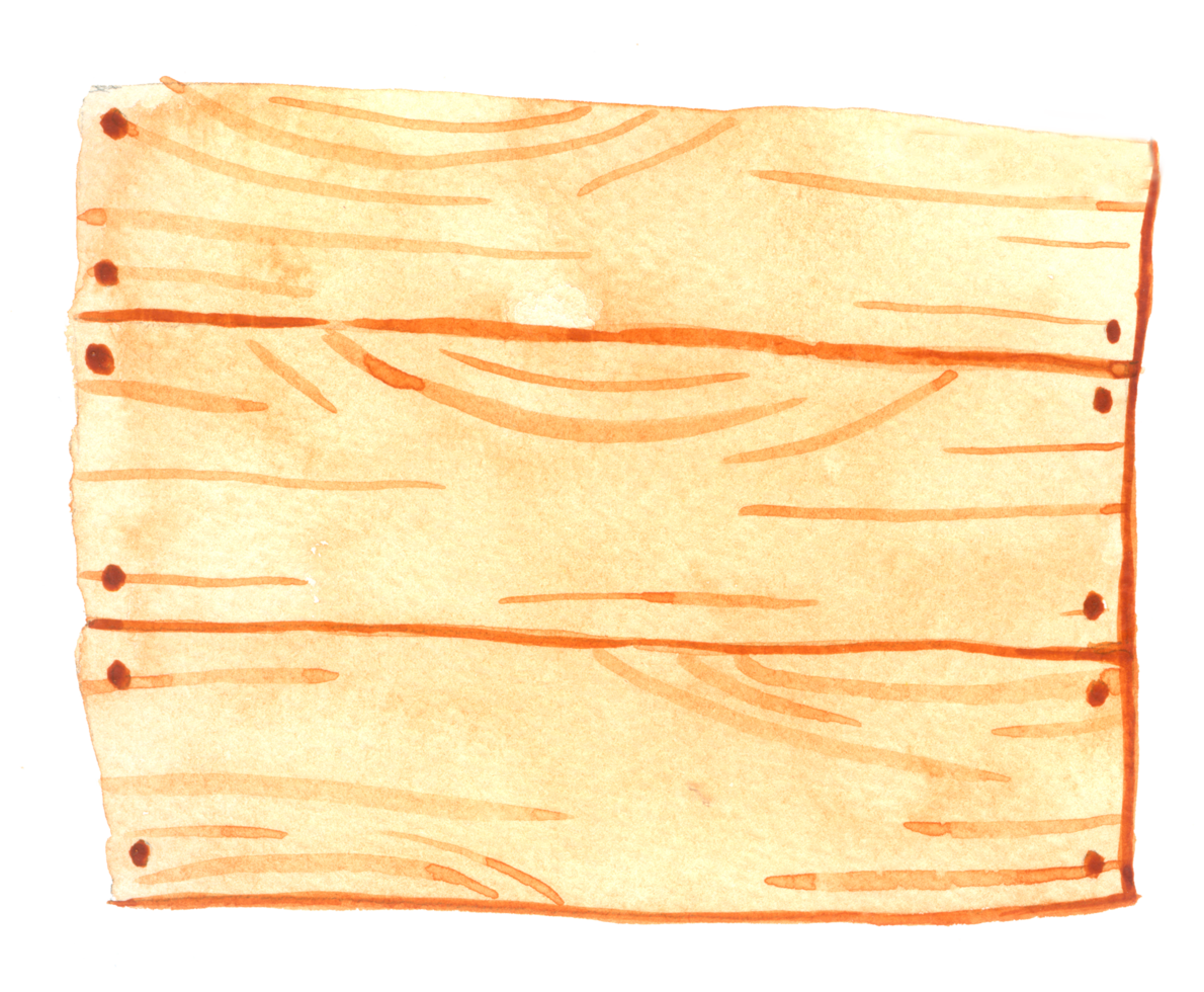 zeichen holz aquarell handfarbe png