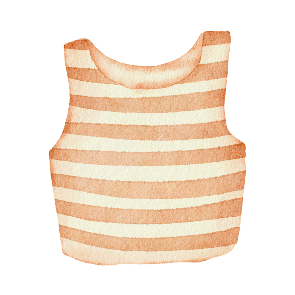 roupas de verão aquarela png