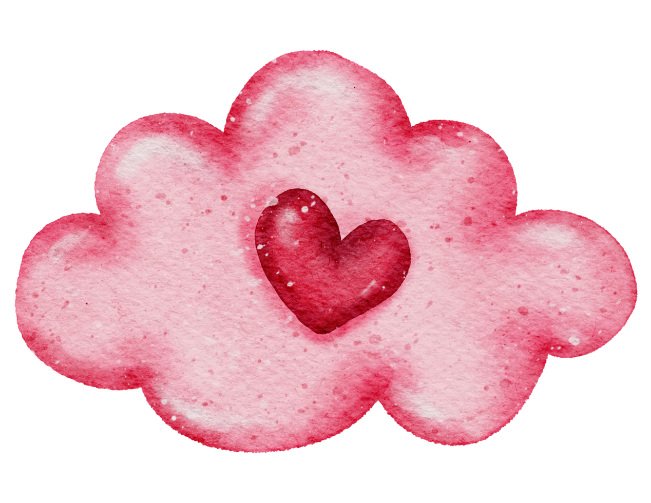 aquarelle de la saint valentin png