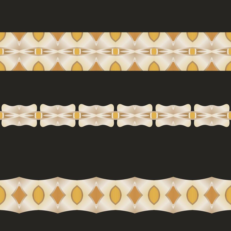 Seamless ornament. Pattern for edging, frame, tape. vector