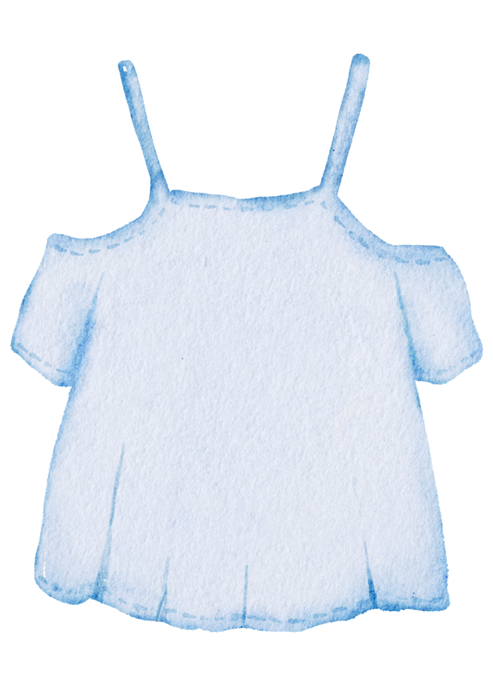 summer clothes watercolor png